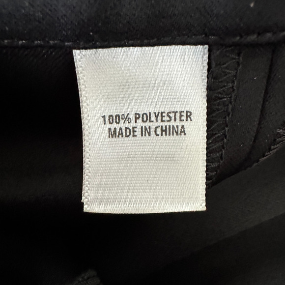 St. John Evening Pants Women 14 Black Wide Leg Elegant Career Minimalist Luxury - Picture 4 of 6